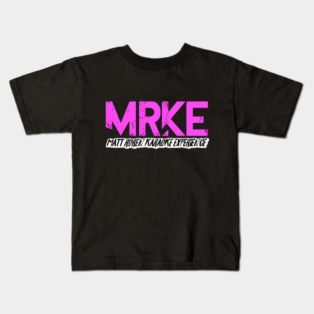 MRKE Logo Design Kids T-Shirt by mrke